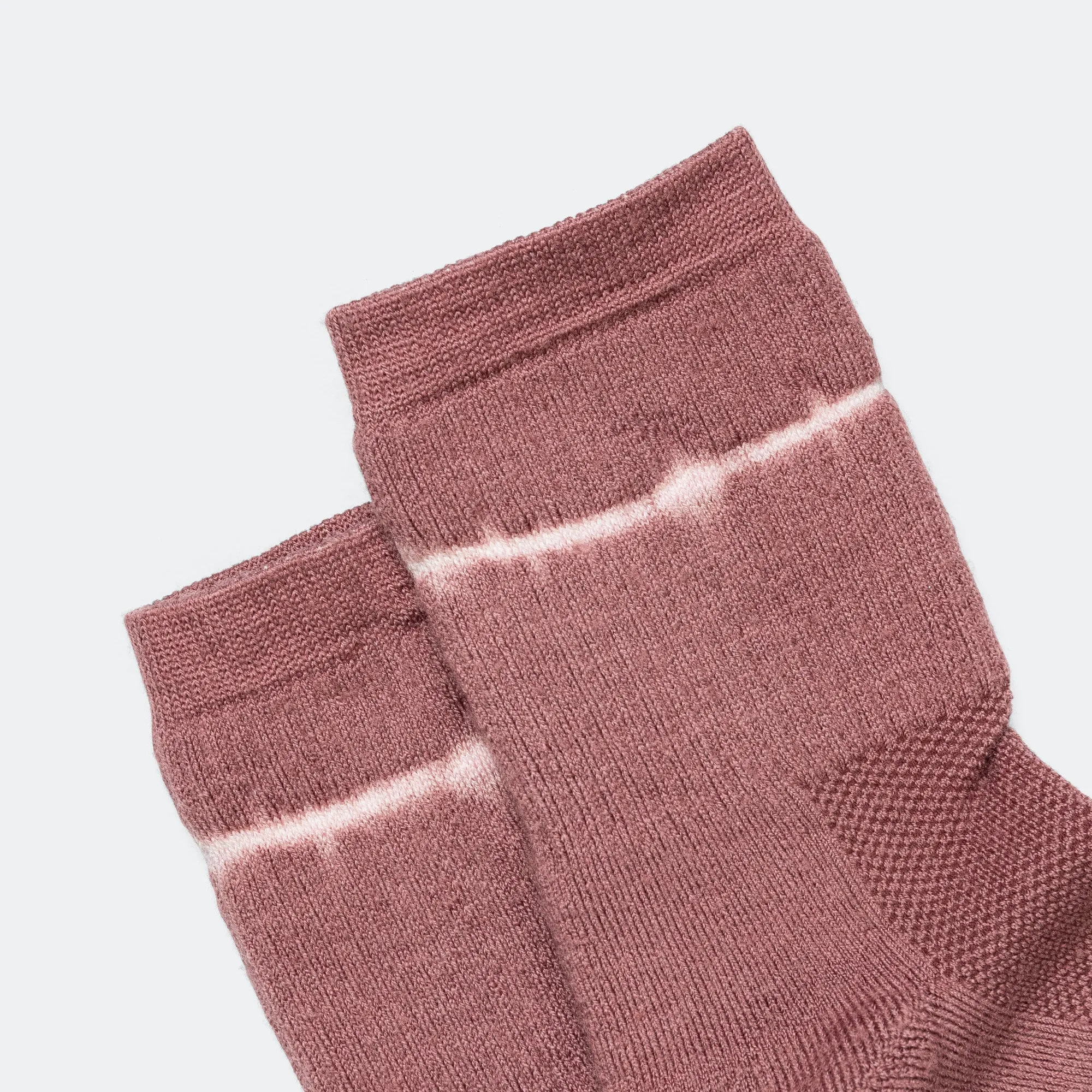 Merino Tube Socks - Cedar Tie-Dye