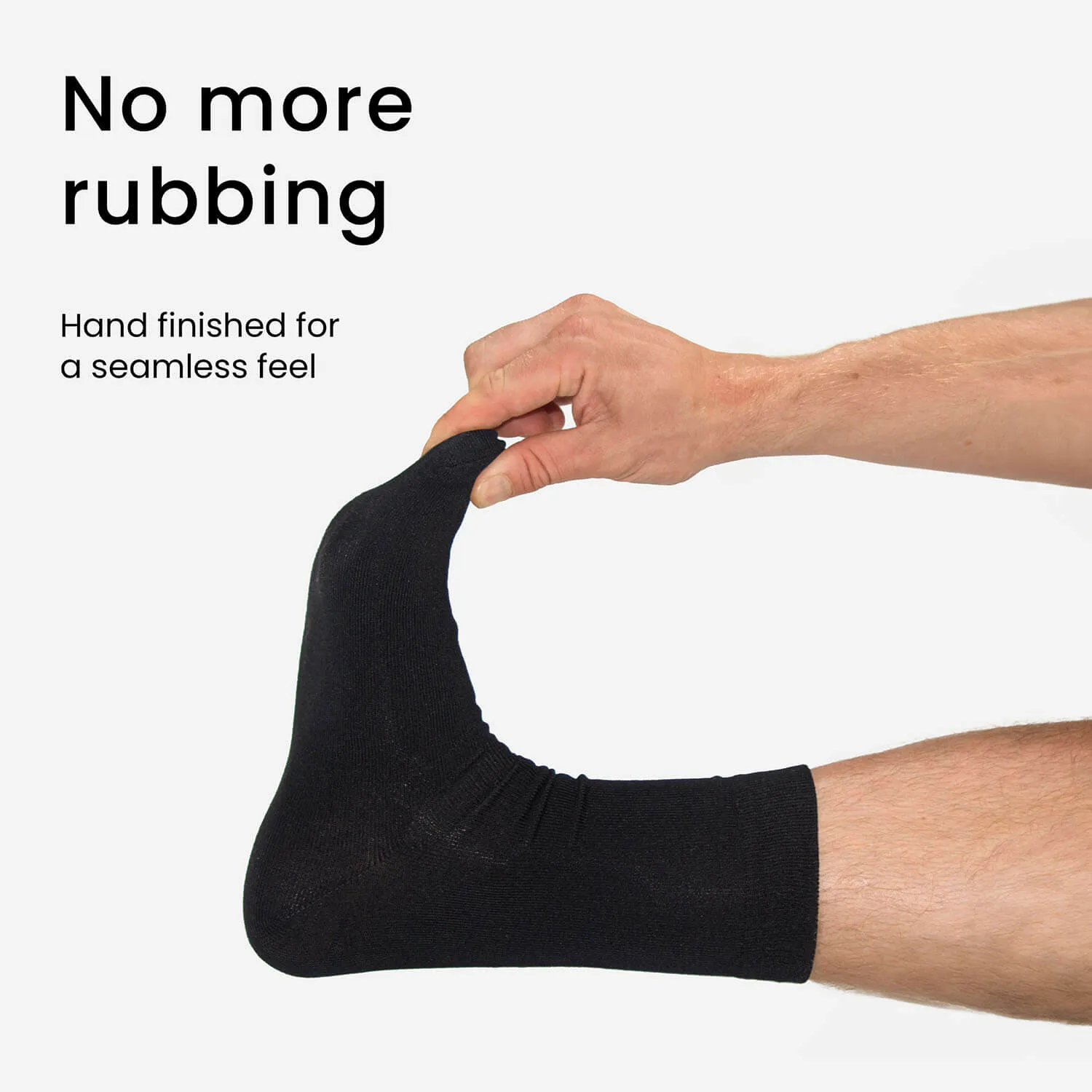 MicroModal Socks - Black - 1 Pair