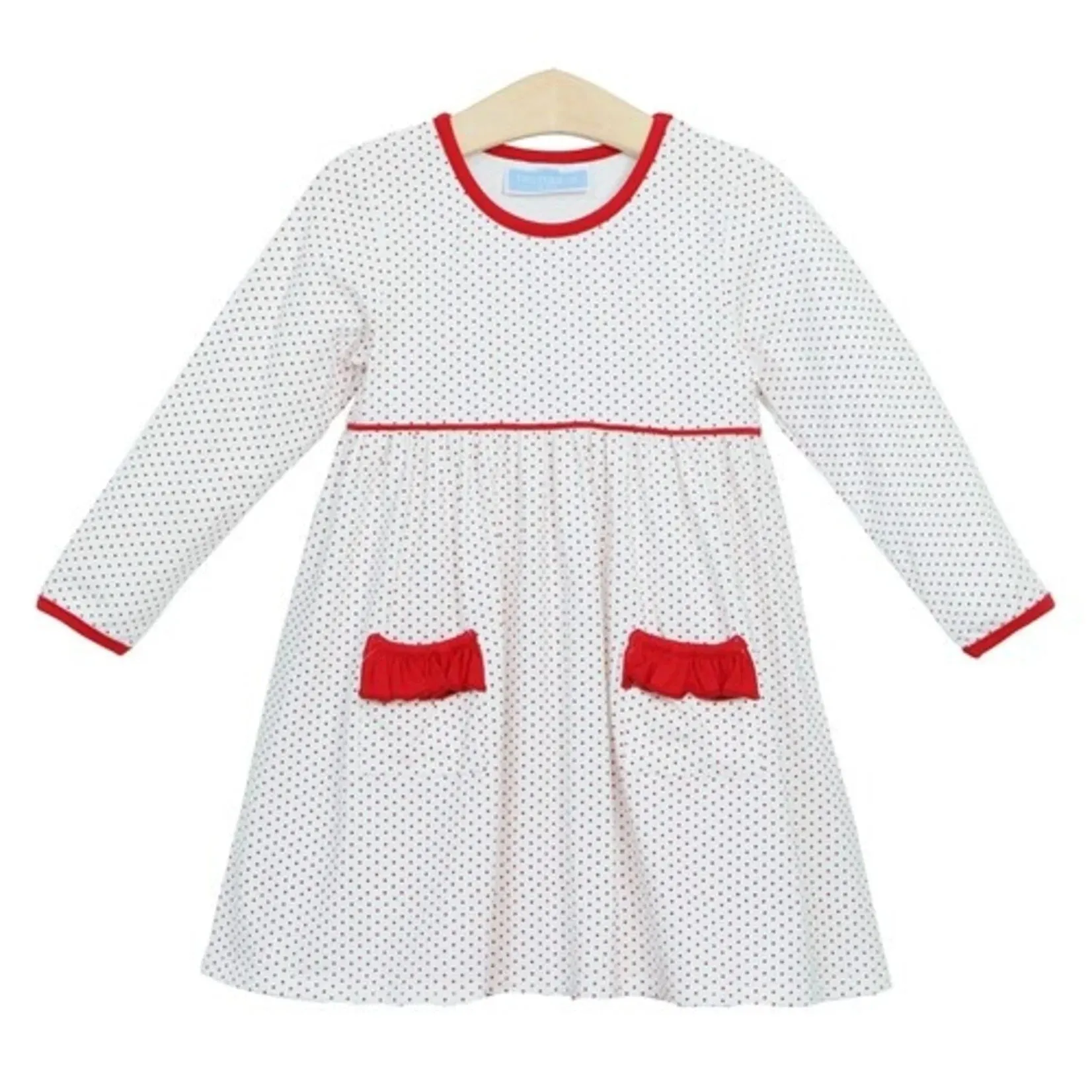 Millie Pocket Dress Red Dot