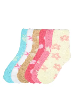 MOPAS LADIES PLUSH SOFT SOCKS (30301_PATTERN)