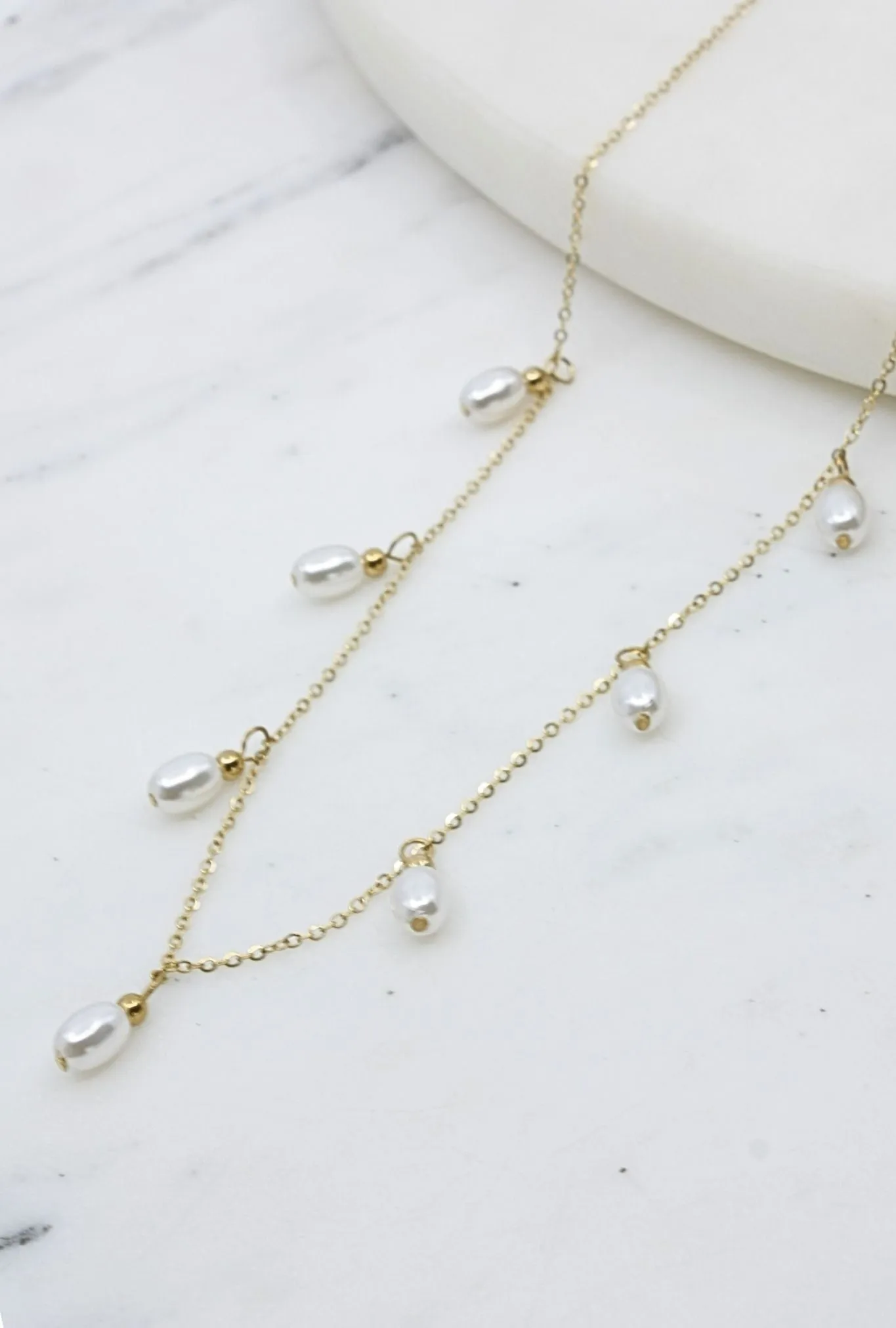 Pearl Teardrop Necklace