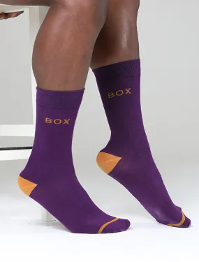 Plum Mustard - Lux Dress Socks