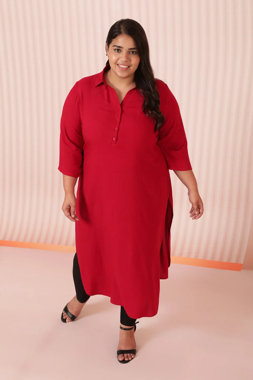 Red Kurta