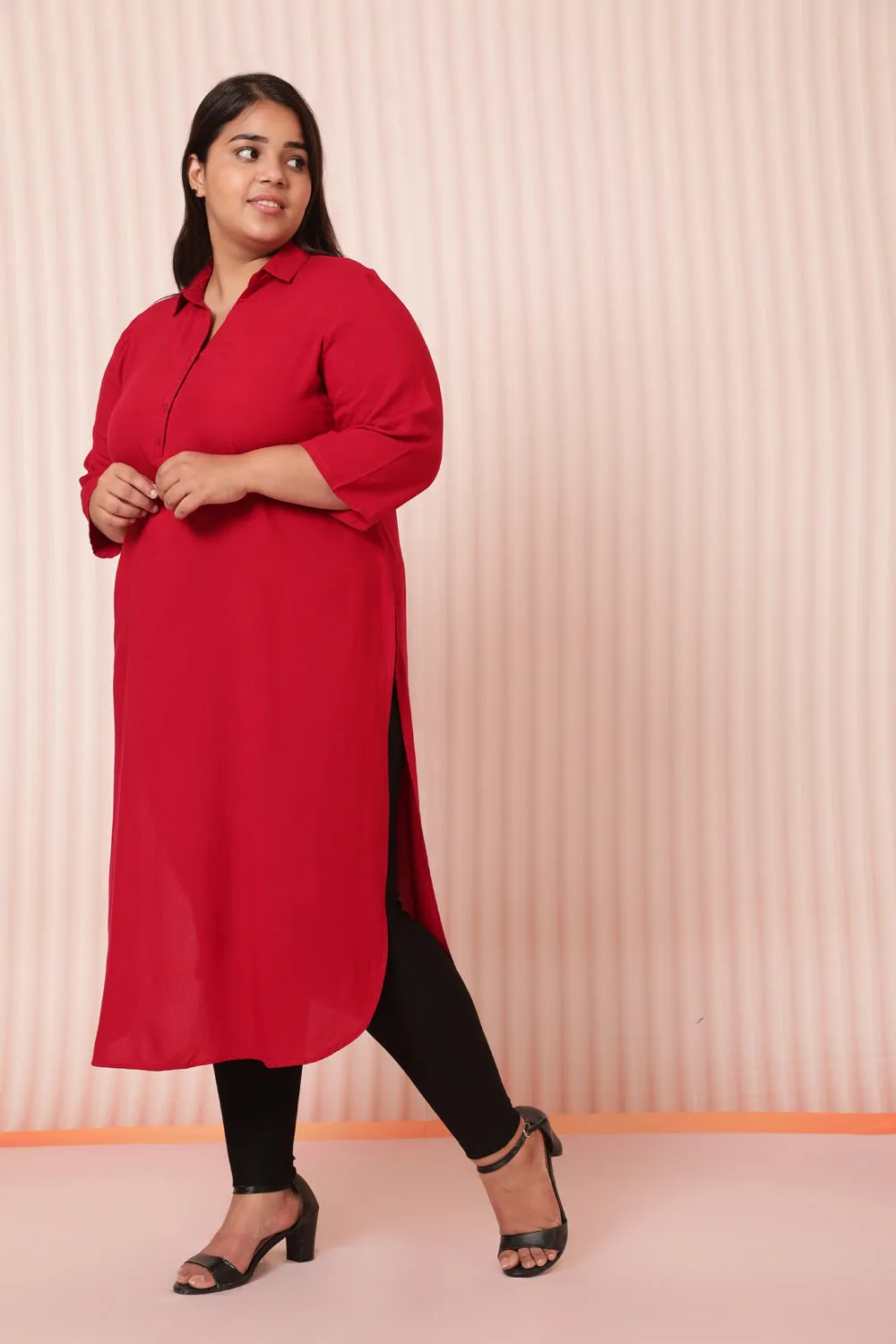 Red Kurta