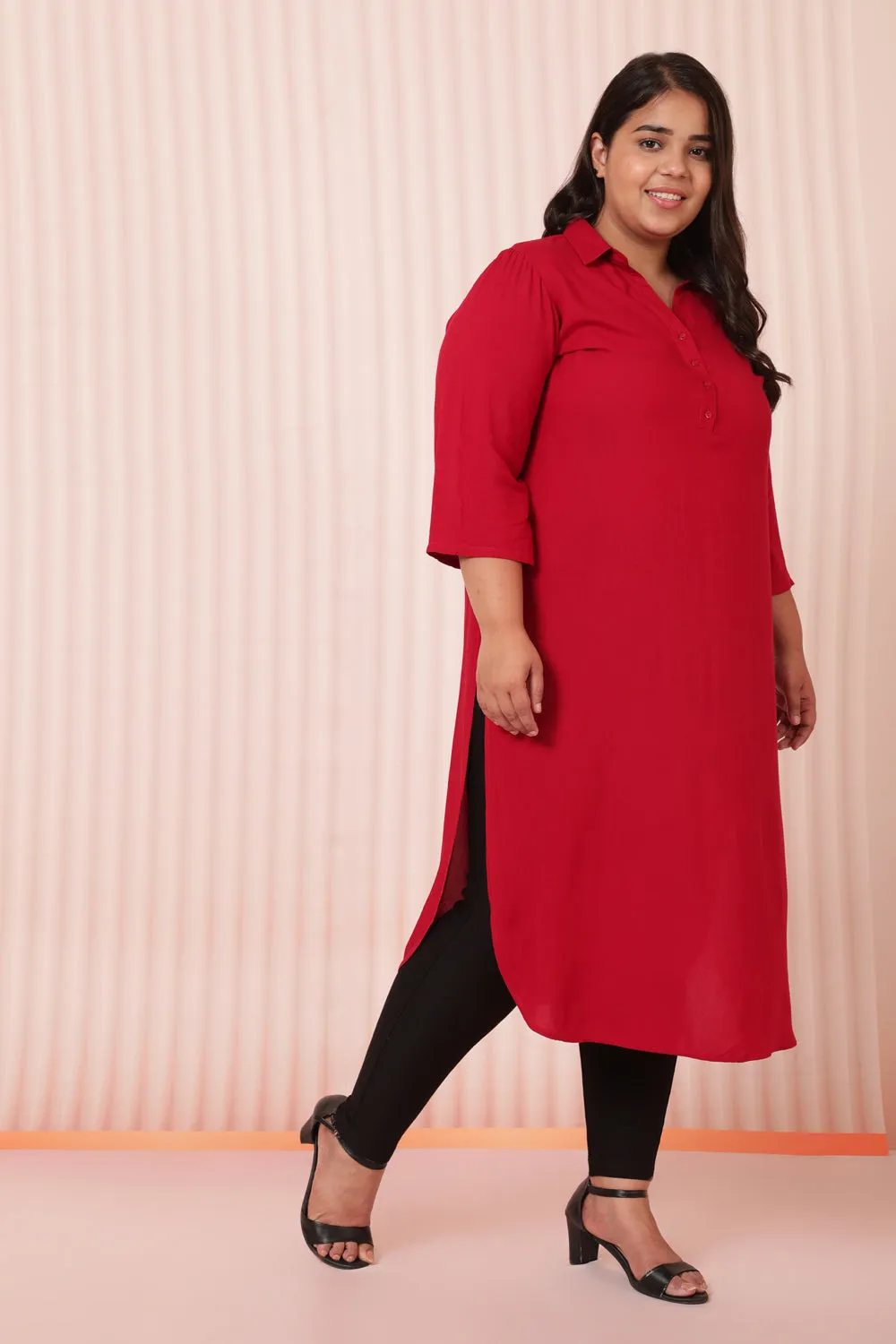 Red Kurta