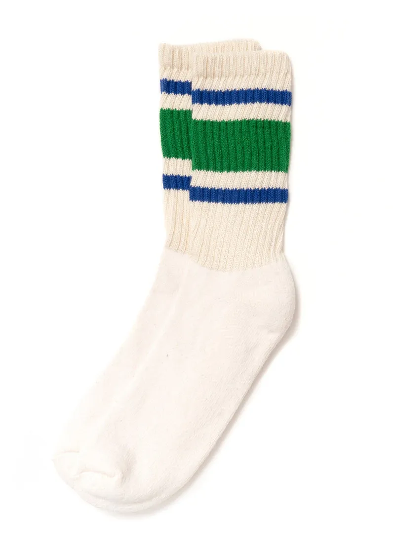 Retro Stripe Crew Socks