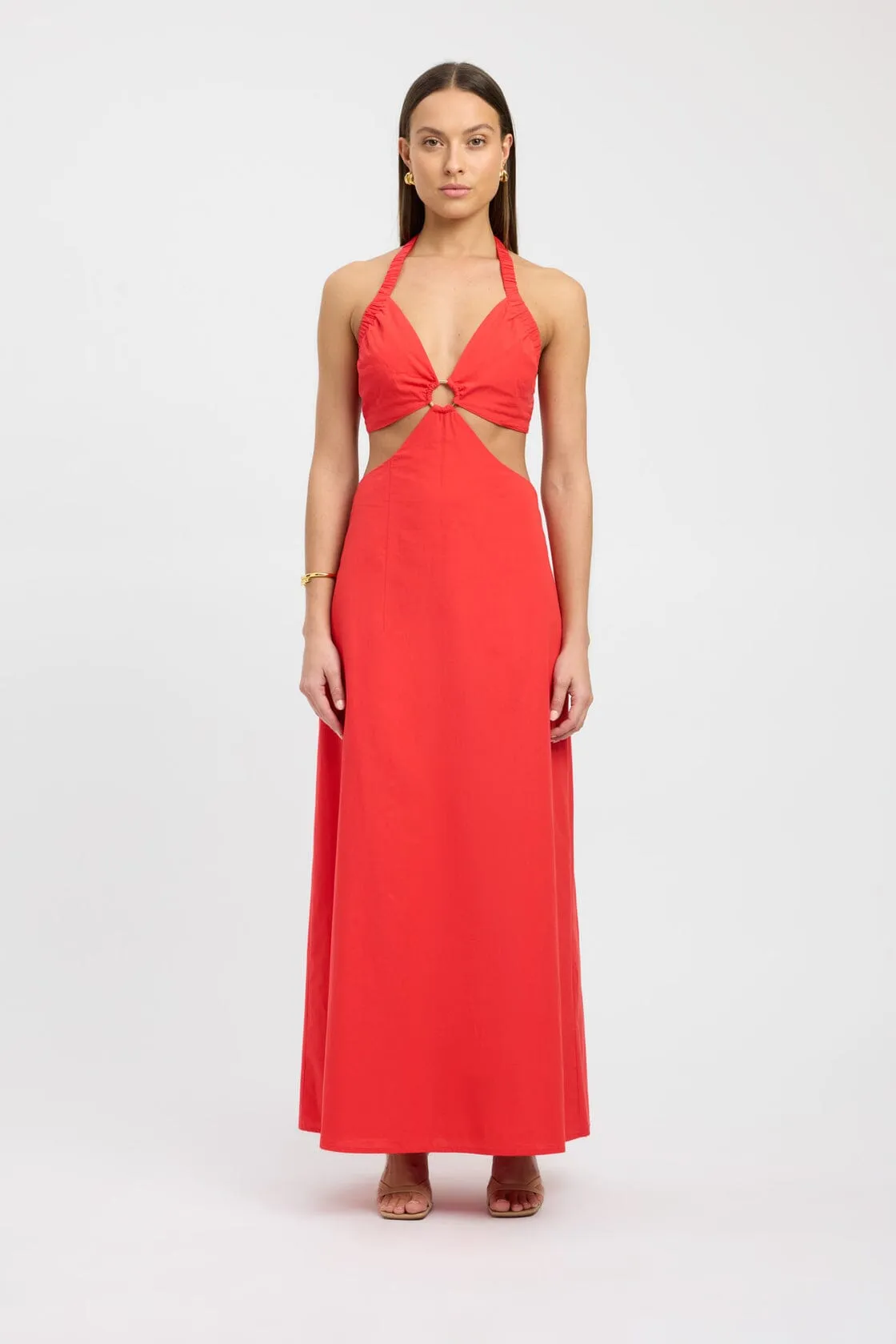 Romeo Ring Maxi Dress - Red