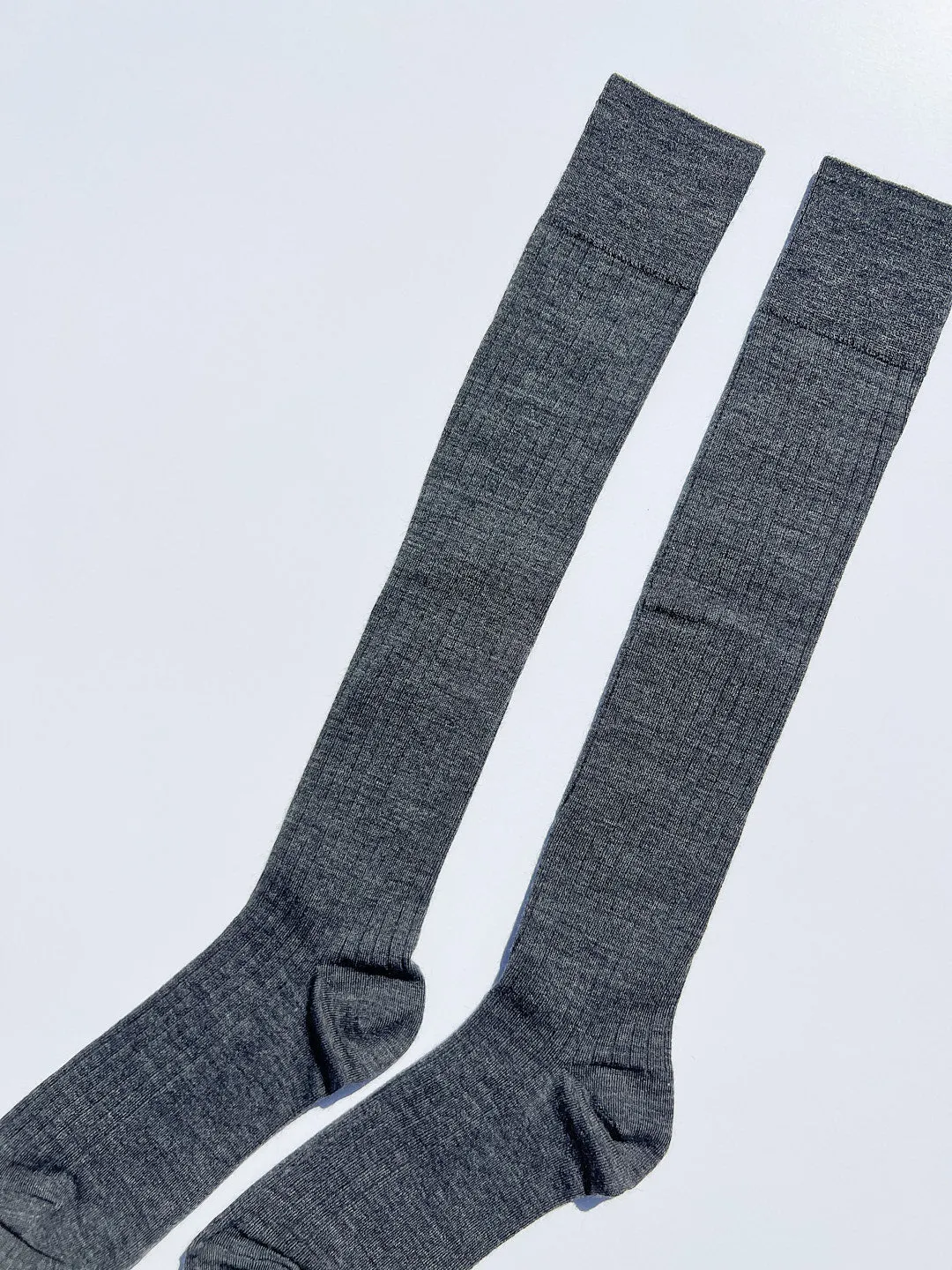 Schoolgirl Socks - Charcoal