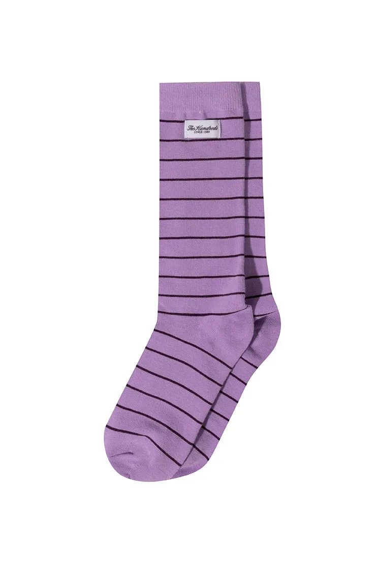 Script Stripe Socks