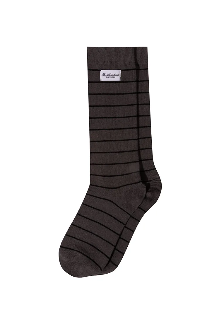 Script Stripe Socks