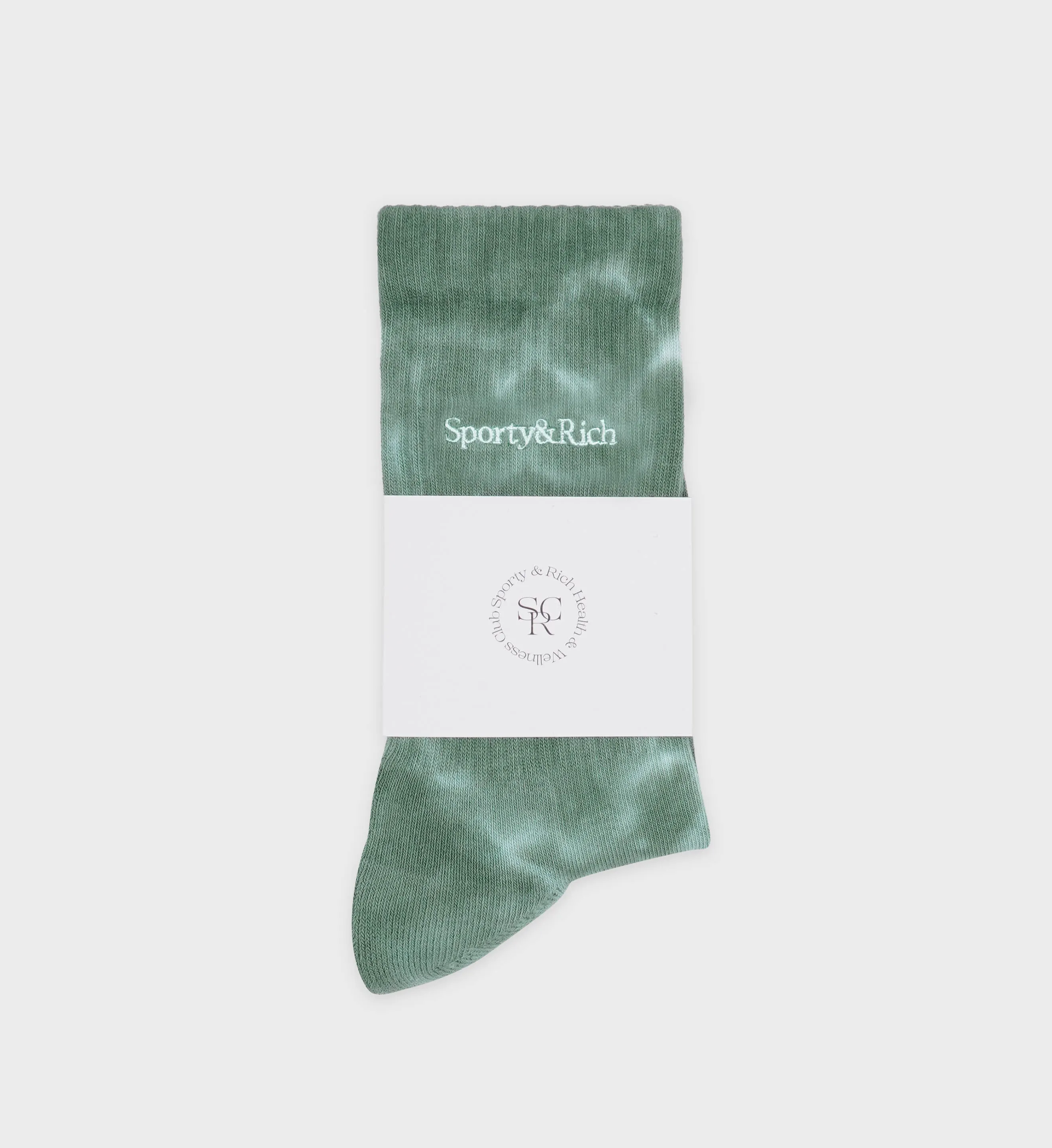 Serif Logo Socks - Gemstone Tie Dye