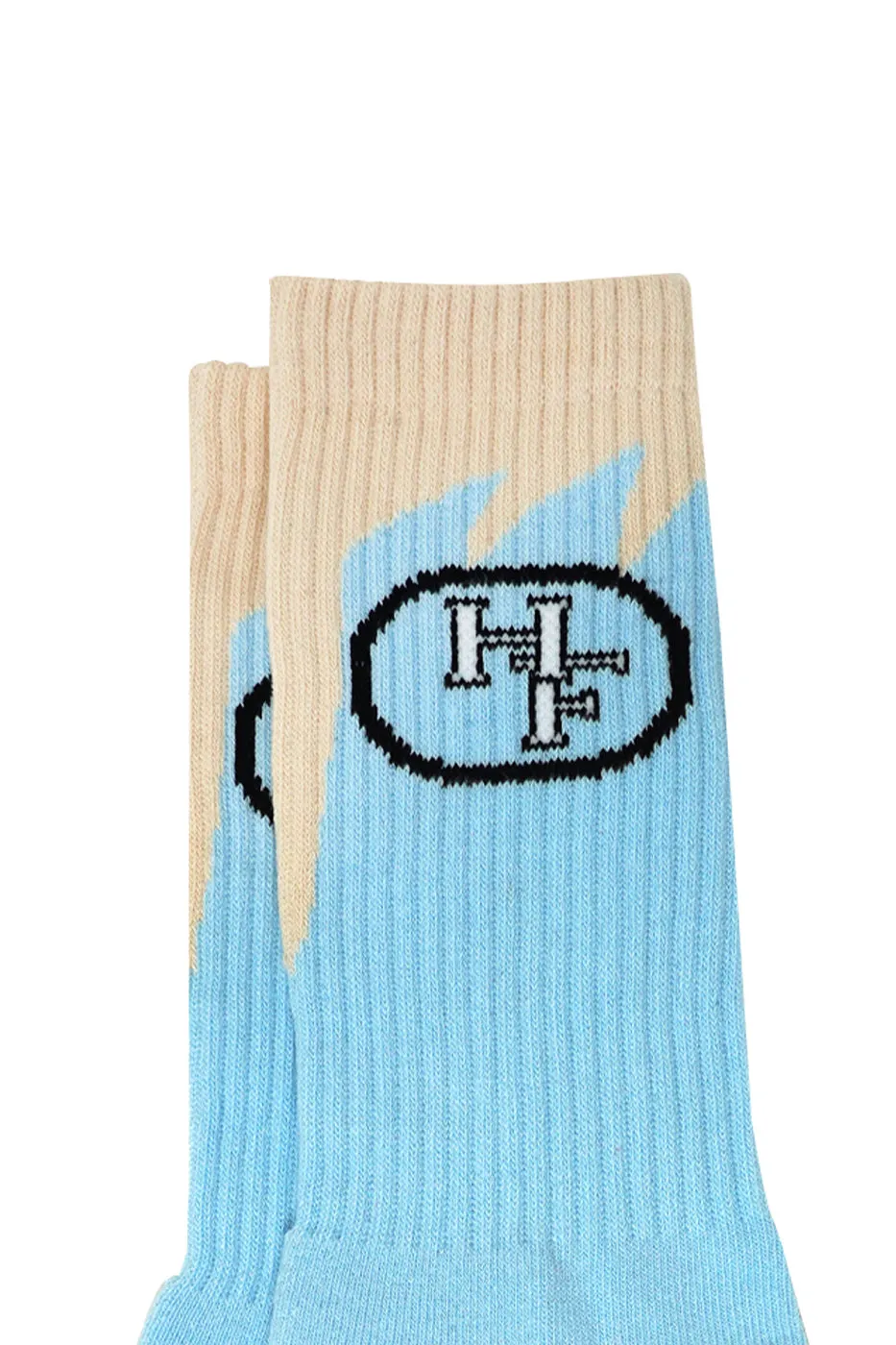 Shark Tooth Socks Baby Blue