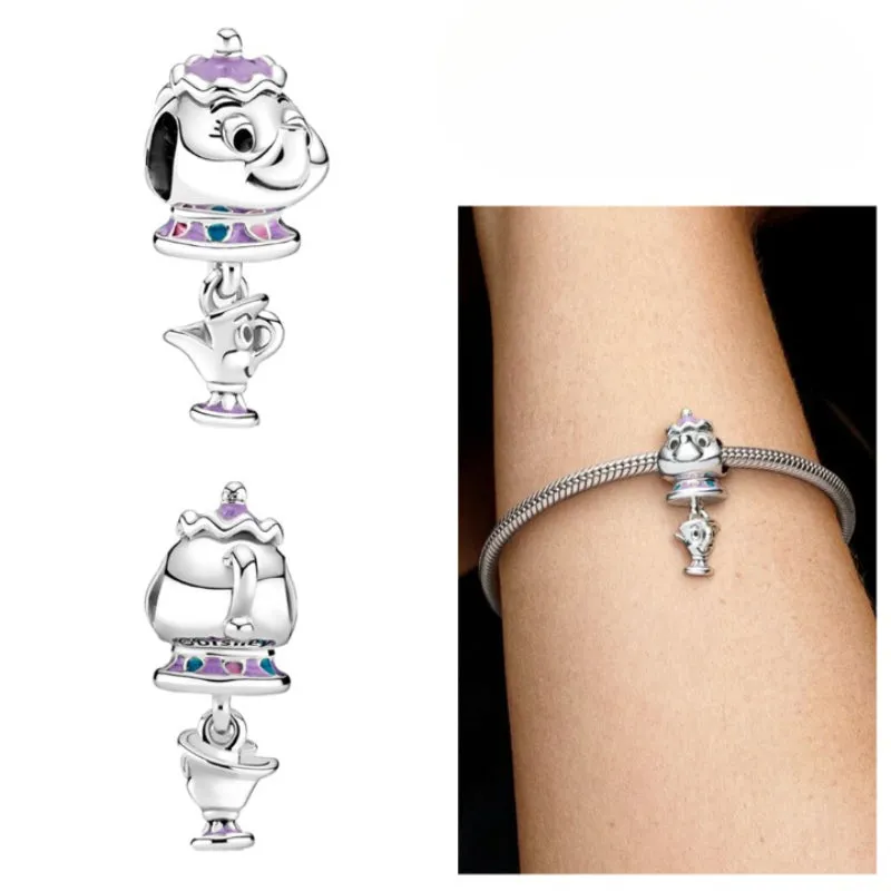 Sterling Silver Stitch Pandora Charm Jewelry For Women