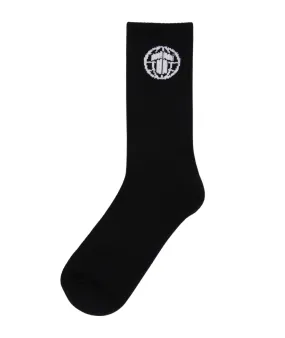 Tatami Crew Socks - Black