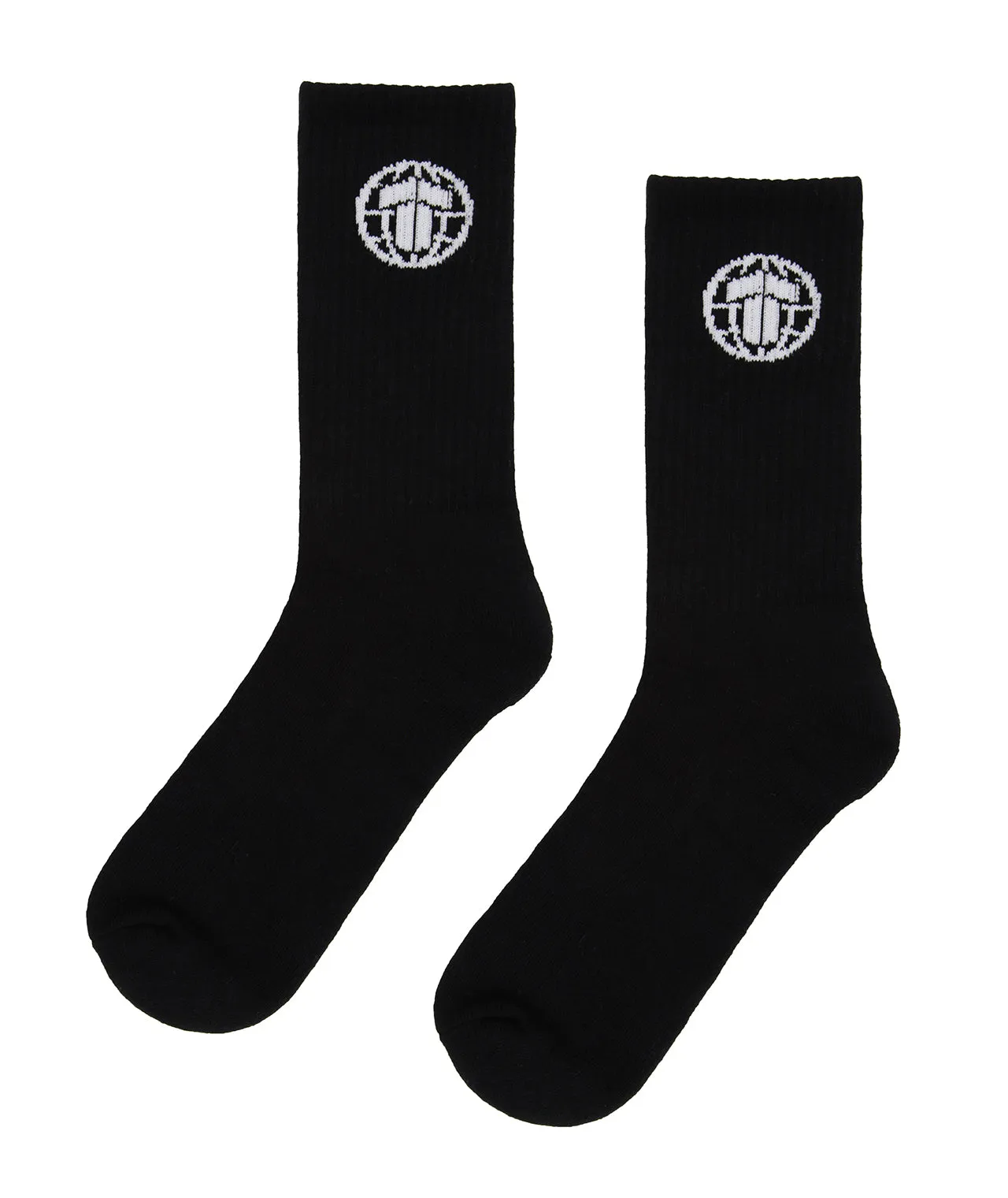 Tatami Crew Socks - Black