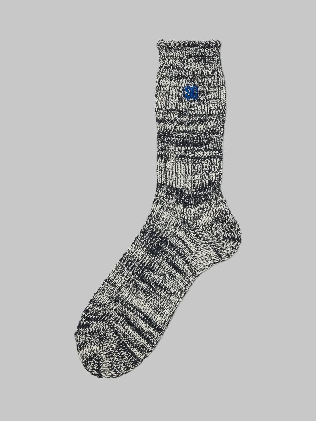 The Strike Gold Remnant Yarn Socks Navy