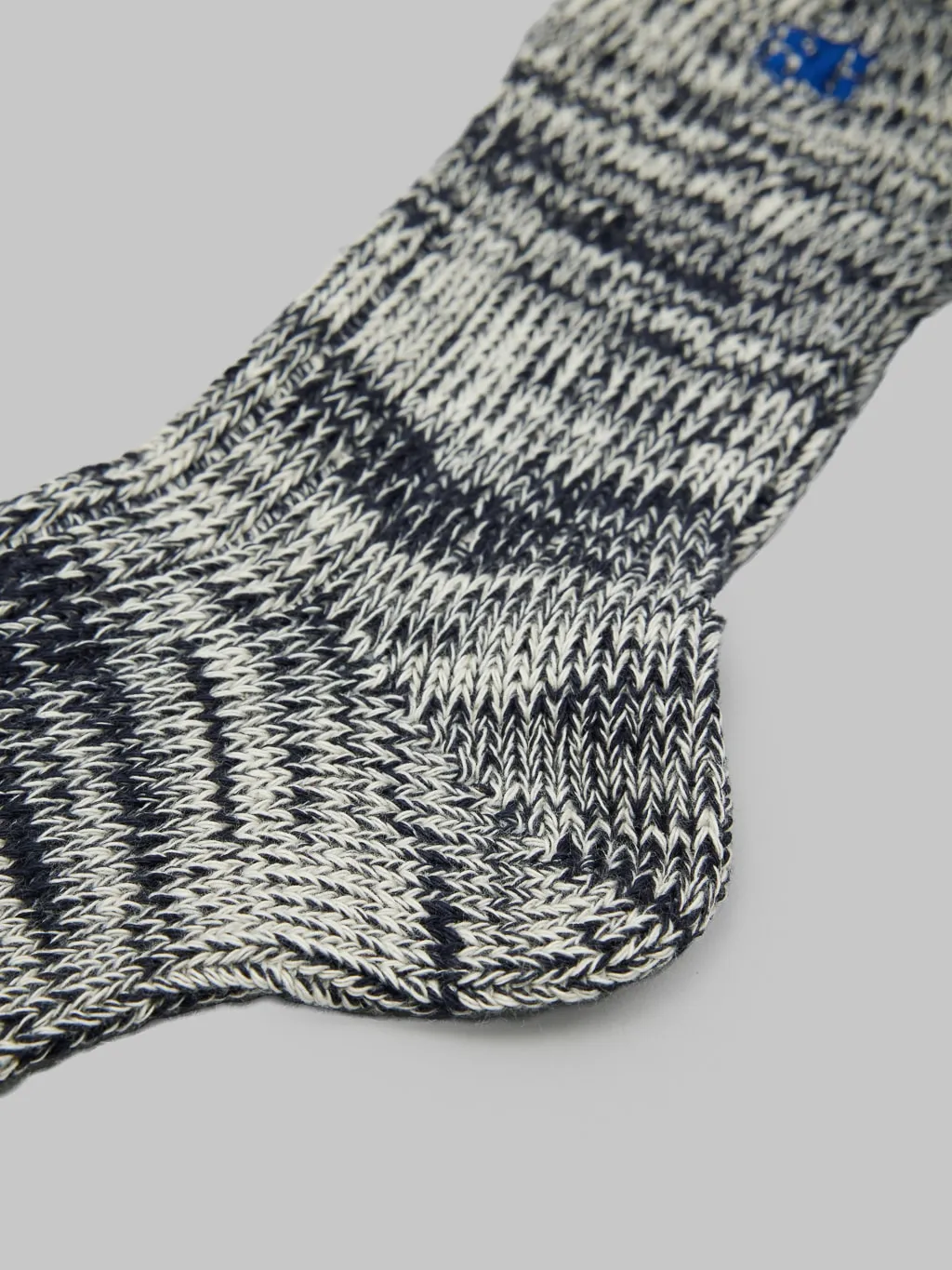 The Strike Gold Remnant Yarn Socks Navy